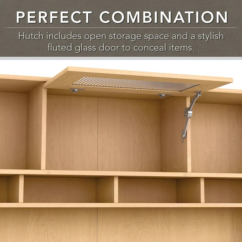 Cabot 60W Hutch by Bush Furniture