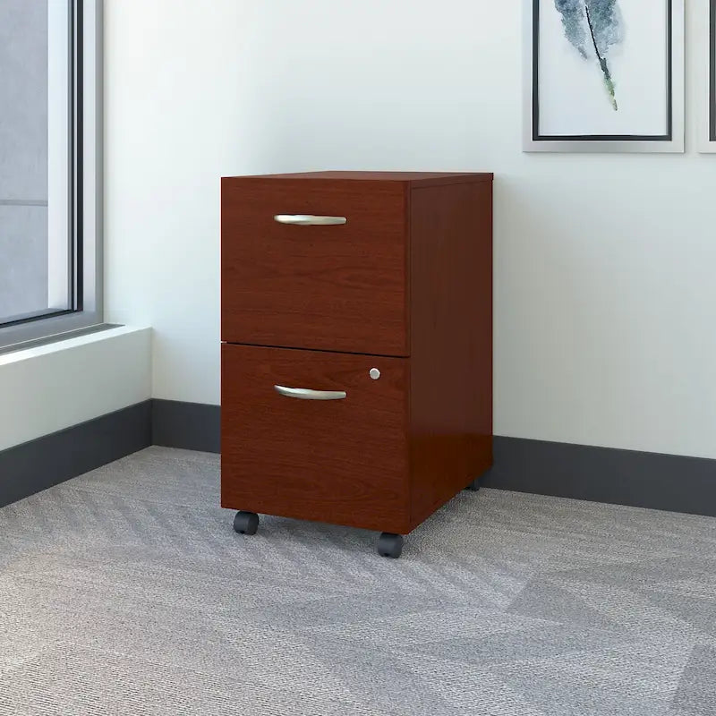 Meuble de classement mobile à 2 tiroirs de la série C par Bush Business Furniture