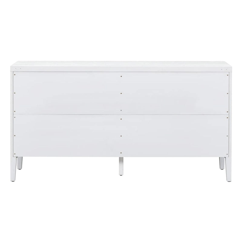 Buffet bas avec poignée de porte en métal