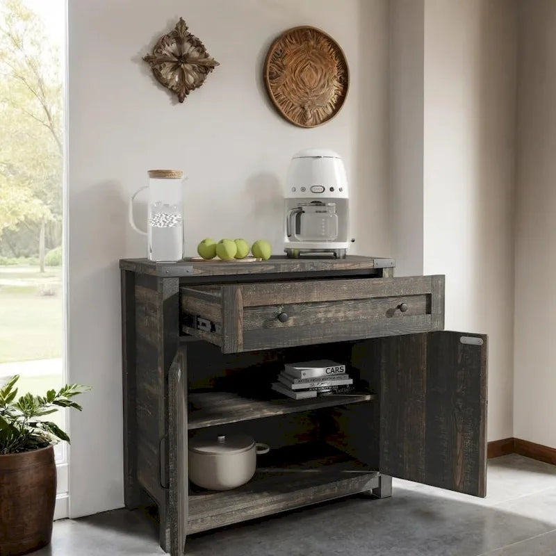 Farmhouse Cabinet with Drawers and Doors 31.5 inch - 15.75D x 31.5W x 31.5H