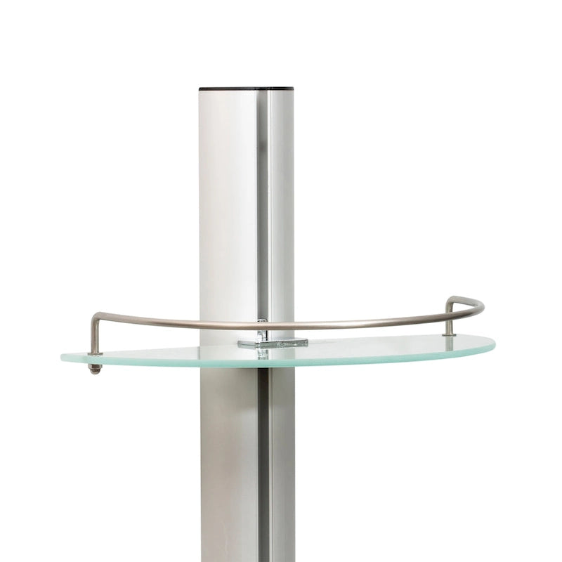 Organize It All 3 Tier Half Moon Glass Shelf - 11.5x6.7x30.5