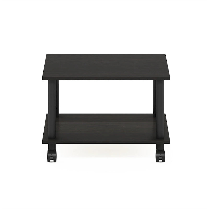 Furinno Econ Home Office Under Desk CPU and Printer Stand with Wheels