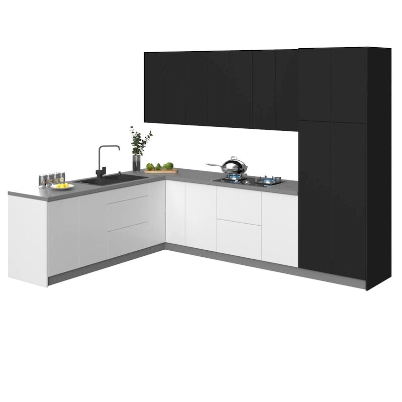 Kitchen Harmony Collection Black Color Base Size 8x10Ft Wide - 126x96