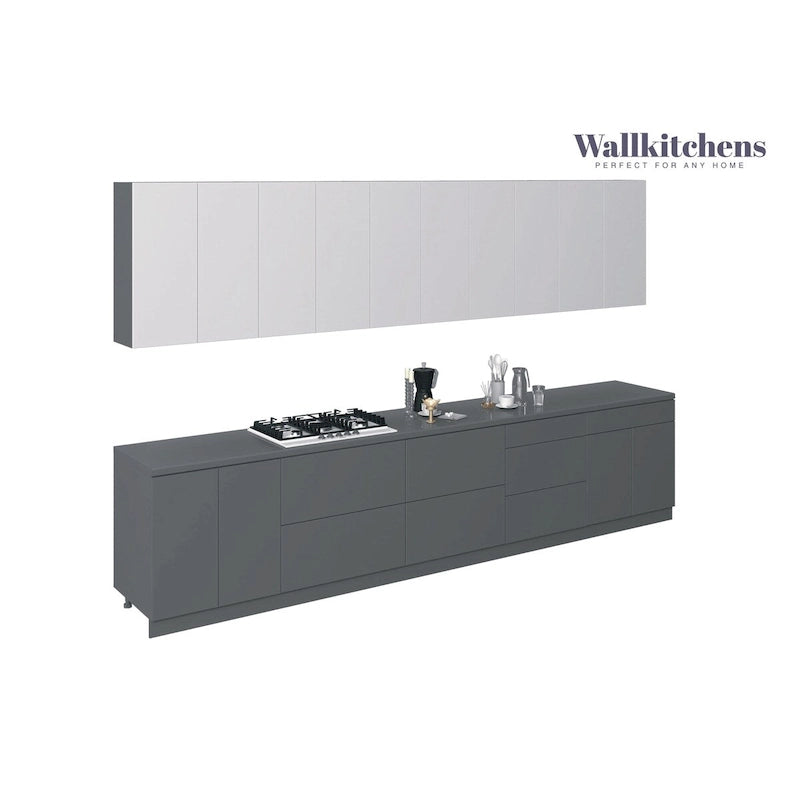 Kitchen Signature Collection Gray Color Base Size 13Ft Wide - 153x24