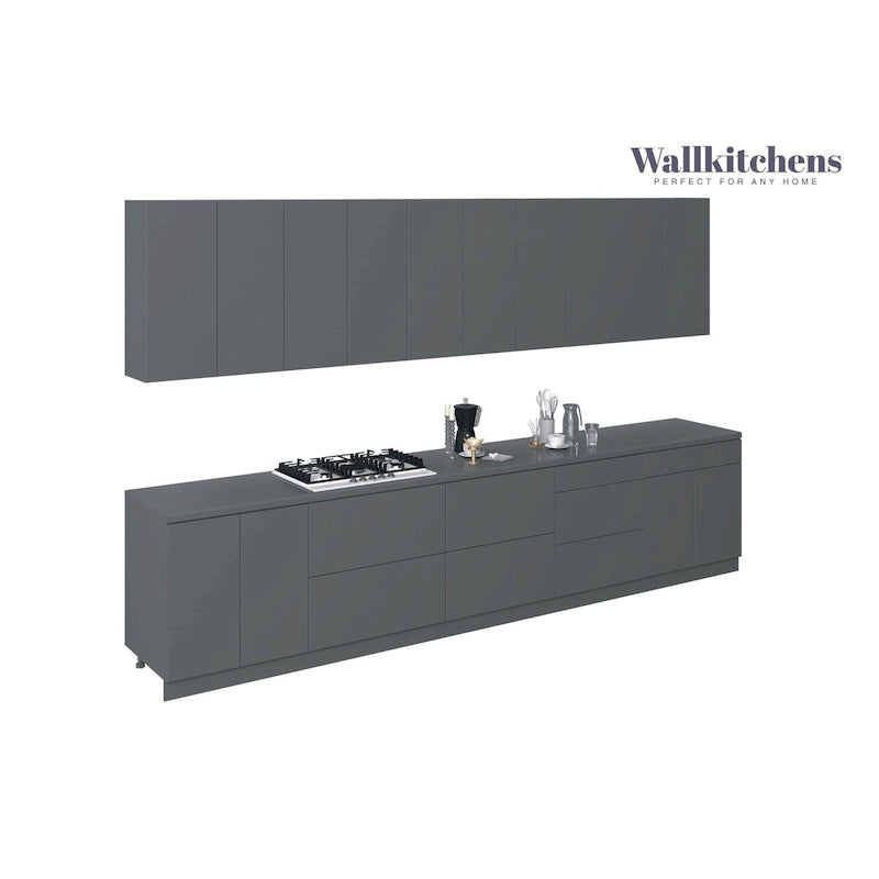 Kitchen Signature Collection Gray Color Base Size 13Ft Wide - 153x24