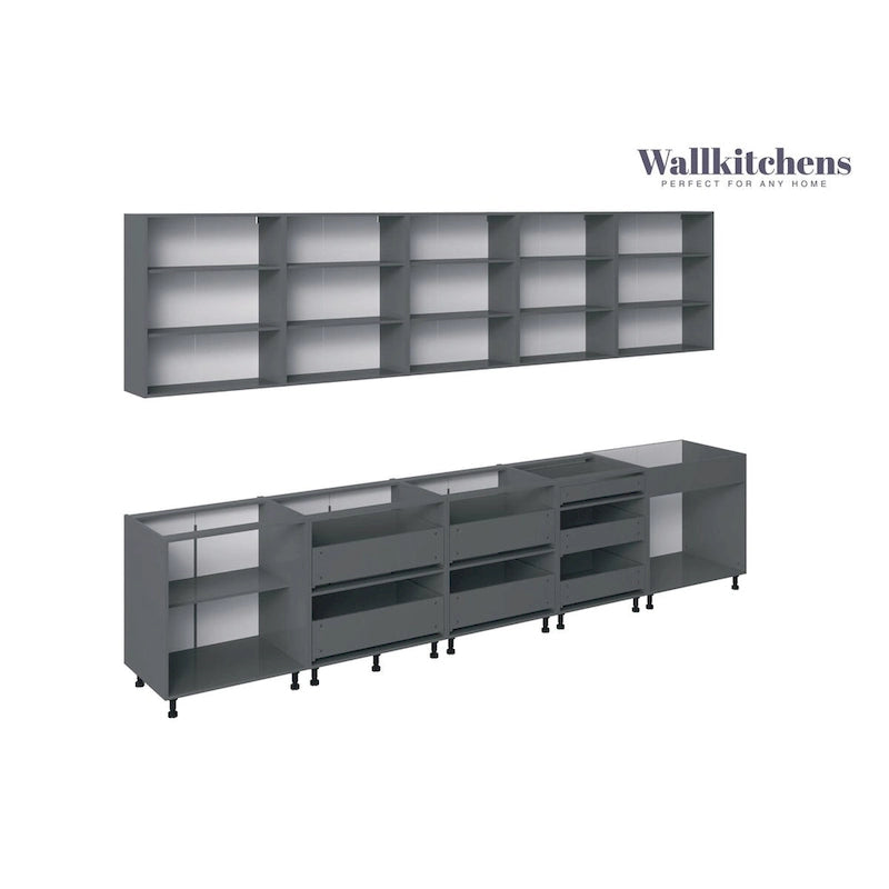 Kitchen Signature Collection Gray Color Base Size 13Ft Wide - 153x24
