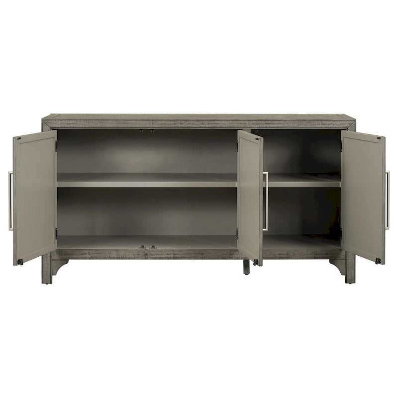 Buffet de rangement avec étagères réglables