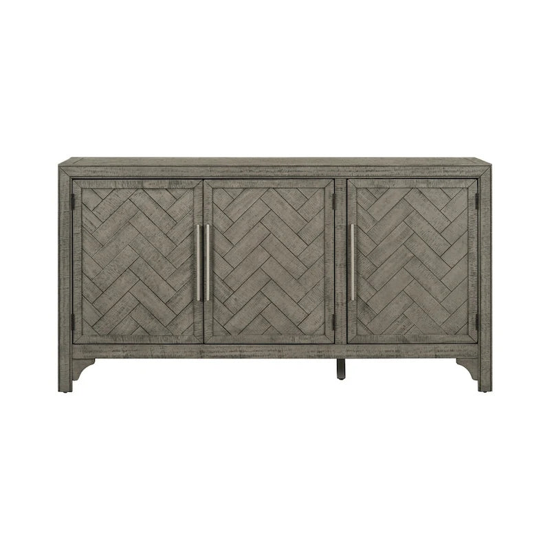 Buffet de rangement avec étagères réglables