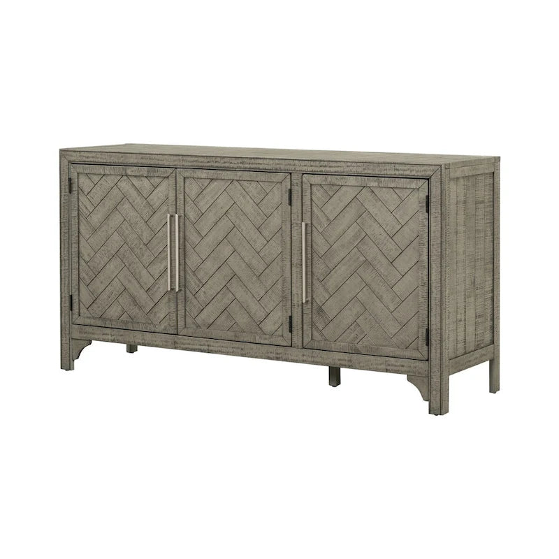 Buffet de rangement avec étagères réglables