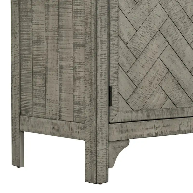 Buffet de rangement avec étagères réglables