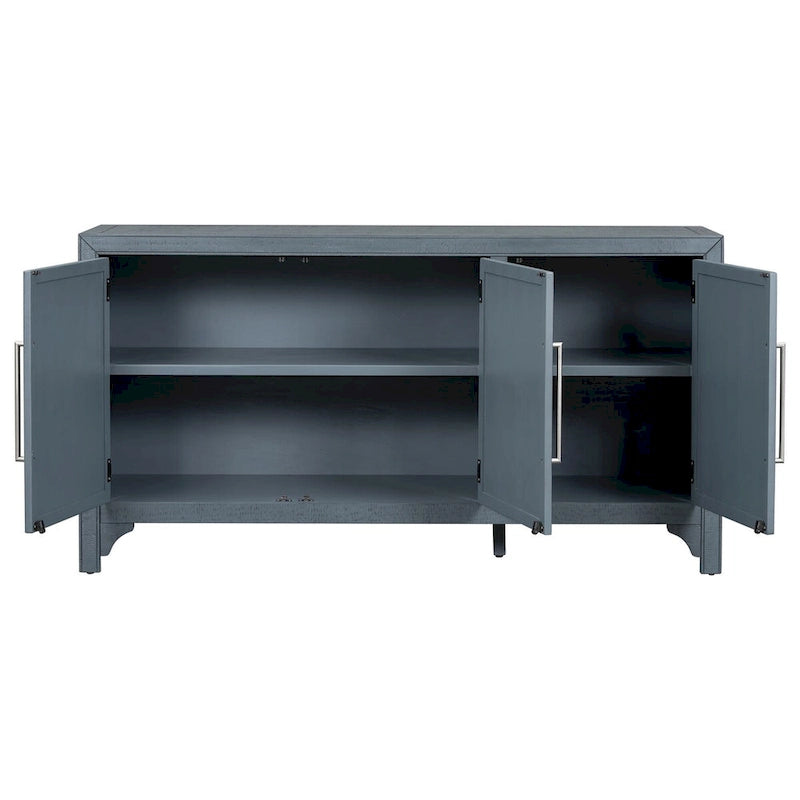 Buffet de rangement avec étagères réglables