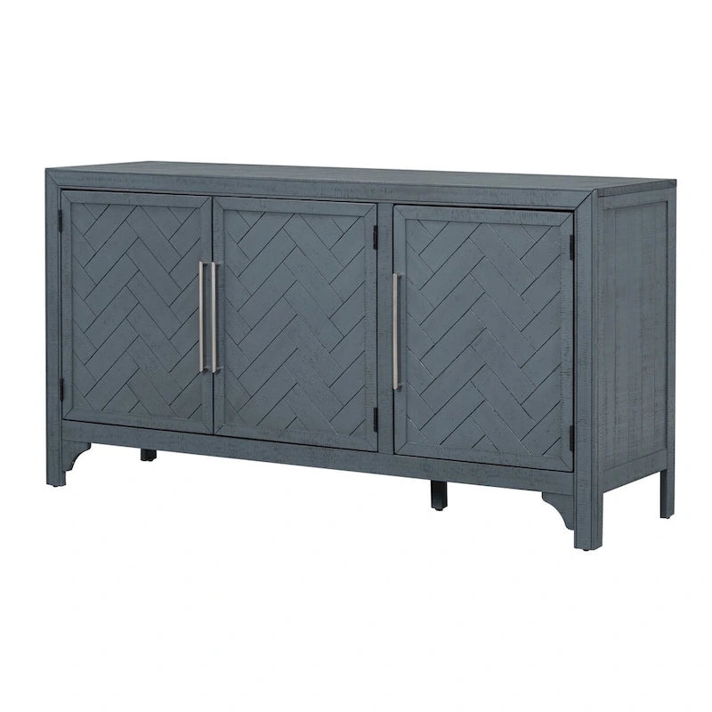 Buffet de rangement avec étagères réglables