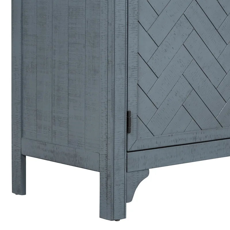 Buffet de rangement avec étagères réglables