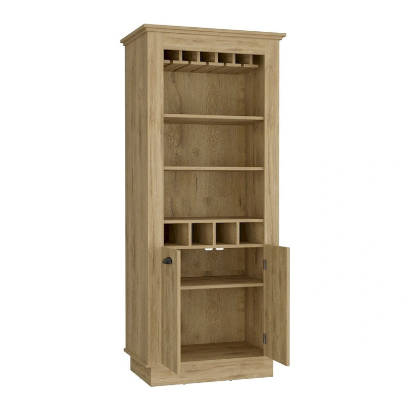 Bar Cabinet, Four built-in wine racks for Living Room