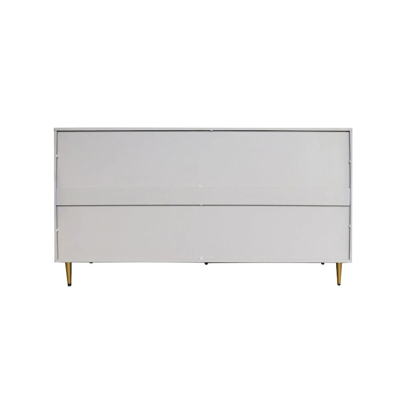 Modern Lacquered 4 Door Wooden Cabinet Sideboard Buffet