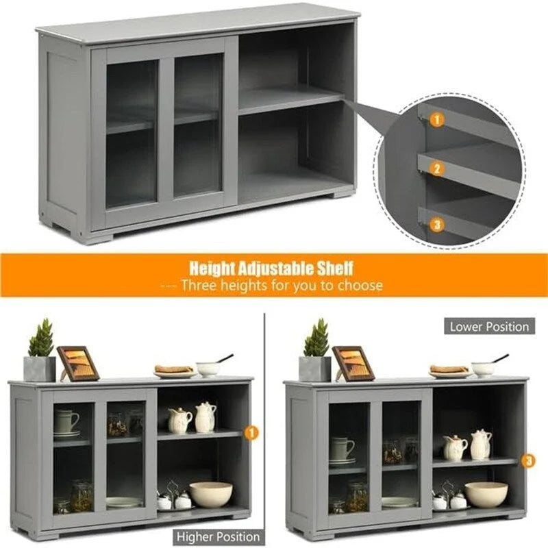 Meuble de Rangement Buffet Superposable - 41.9P x 13L x 24.5H