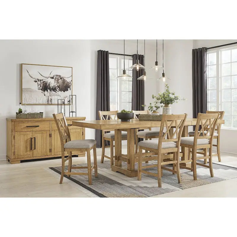 Signature Design by Ashley Havonplane, buffet de salle à manger marron – 65.88 l x 19 P x 36.13 H