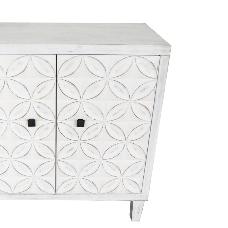 Buffet bahut en bois à 4 portes