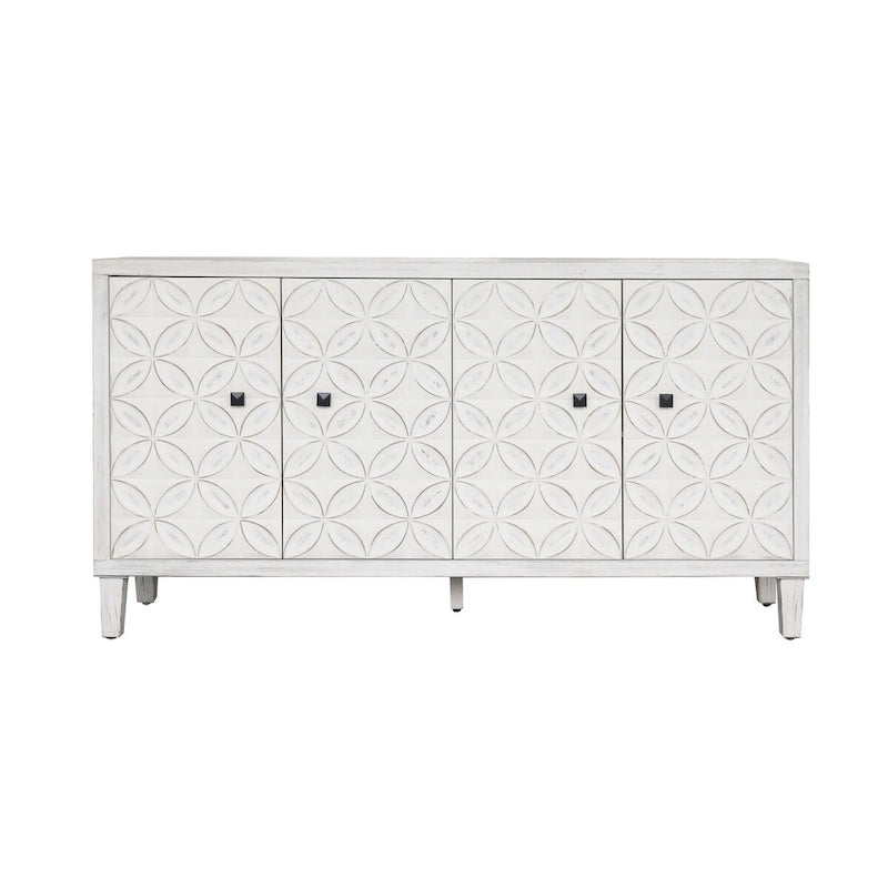 Buffet bahut en bois à 4 portes