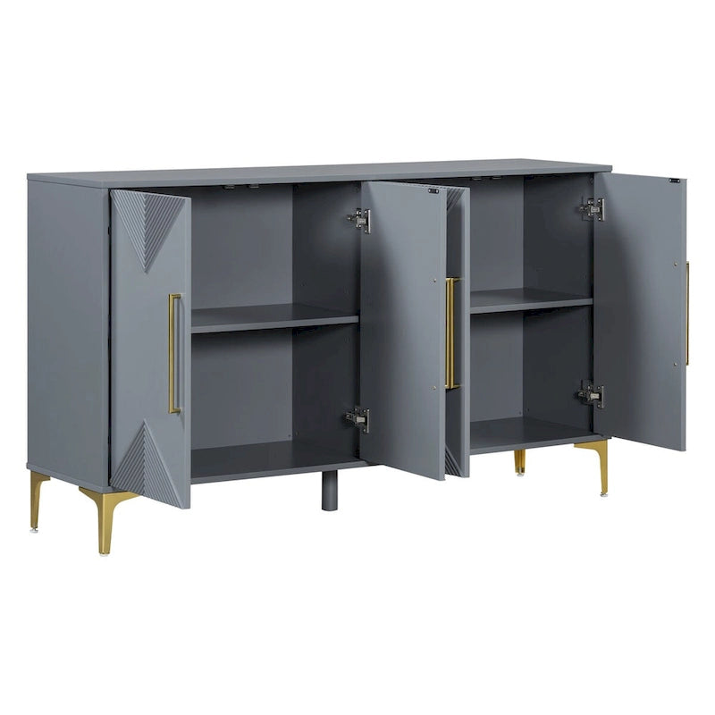 Caractéristiques uniques d'une armoire à quatre portes