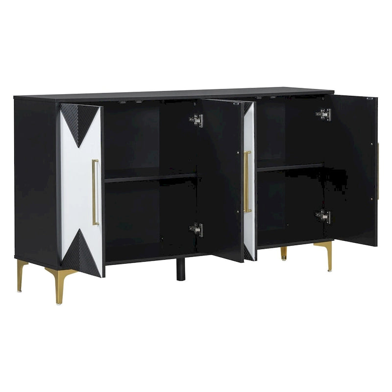 Caractéristiques uniques d'une armoire à quatre portes