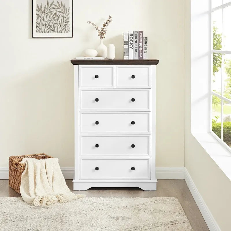 6 Drawers cabinet Tall Chest