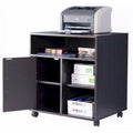 Support de rangement pour imprimante de bureau avec roulettes