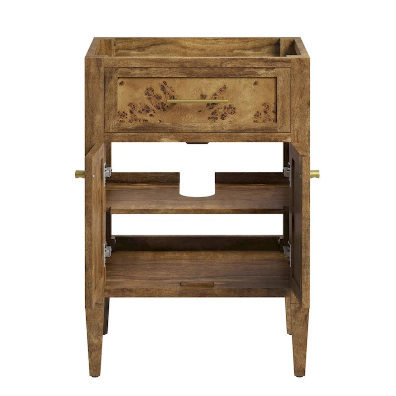 Elysian 24 Wood Bathroom Vanity Cabinet (Sink Basin Not Included)