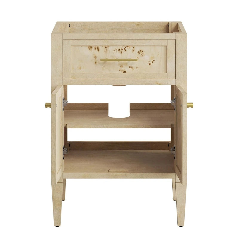 Elysian 24 Wood Bathroom Vanity Cabinet (Sink Basin Not Included)